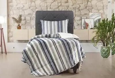 Livdora Yorgan Comforter Set 155*215 Cosy Yeşil (Dy)