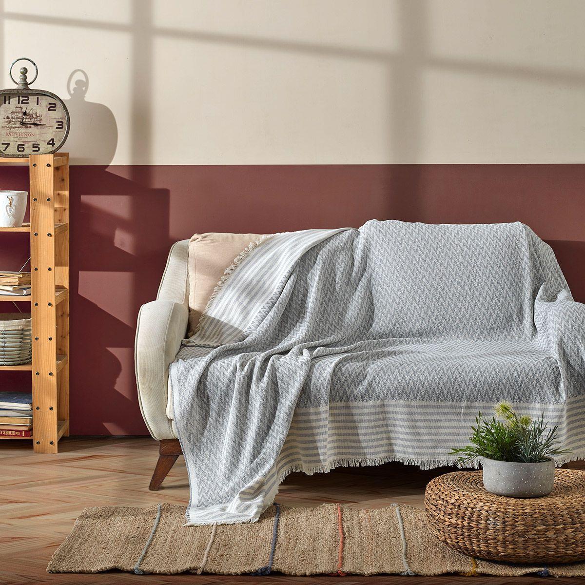 Çekyat Örtüsü Pamuklu Multicolor