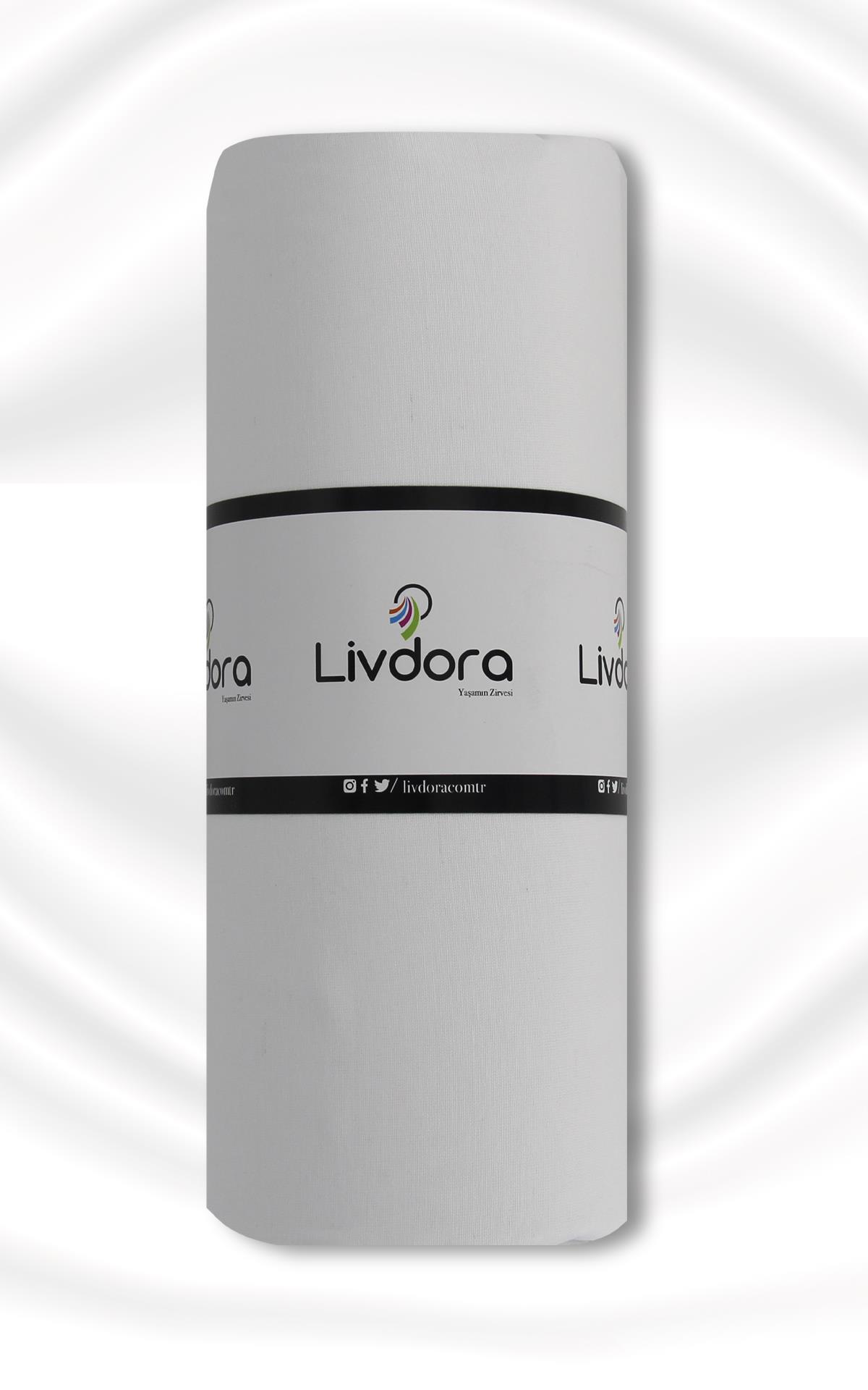 Livdora Fitted Çarşaf Clean 180*200 Beyaz