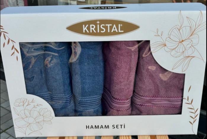 Kristal Hamam S. Armurlu Antrasit-Krem