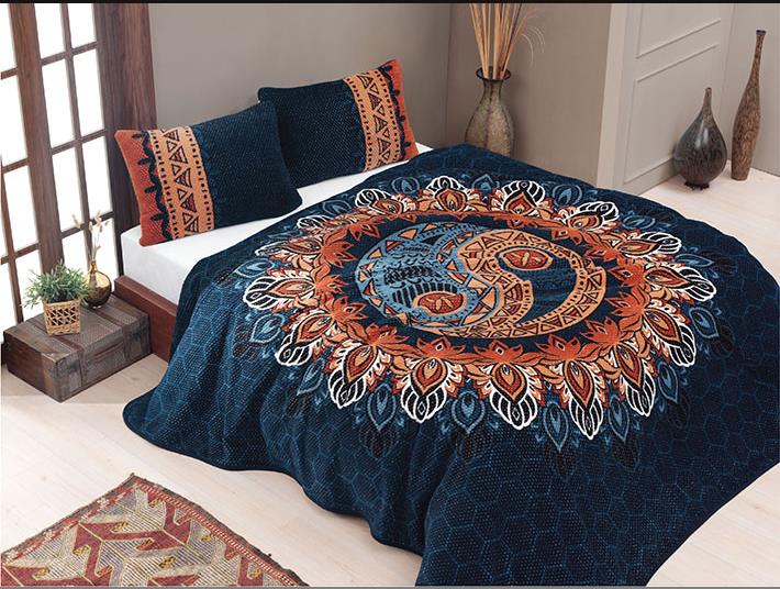 Merinos Battaniye Seti Çift Kişilik Relax İva Petrol