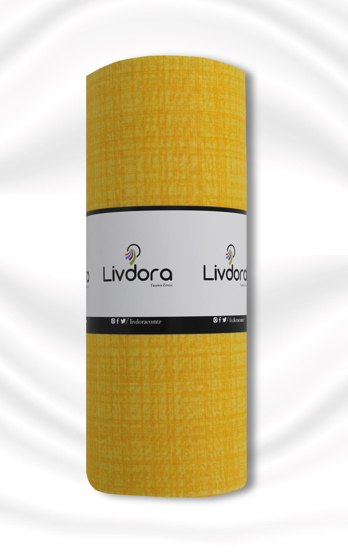 Livdora Fitted Çarşaf Clean 180*200 Sarı