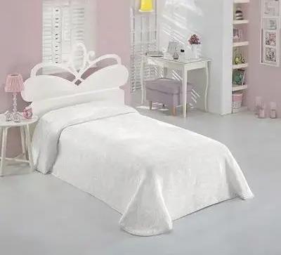 Dinarsu Battaniye 220*240 Emb. Viz. Kut. Romance Kemik