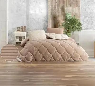 Mucize Uyku Seti Çift Kişilik Premıum Kadife Cappucıno