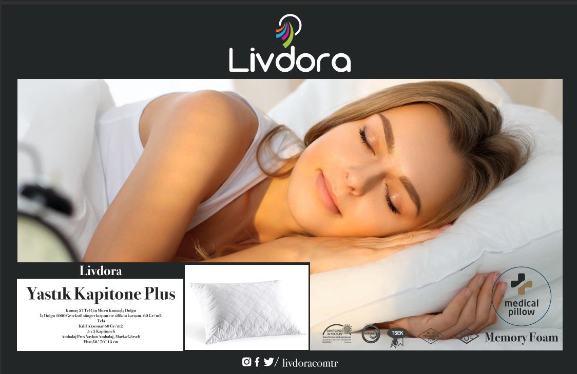 Livdora Yastık Kapitone Plus Seti