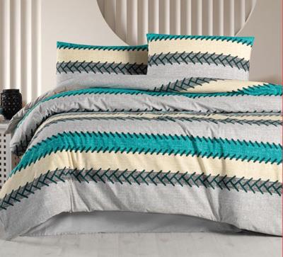 Kristal Nevresim Takımı Çift Kişilik Terry Cotton Evelina Mint