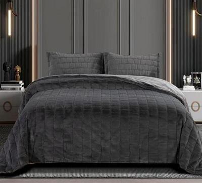 Royal Home Yatak Örtüsü Çk Rabbit Luxury Antrasit