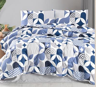 Kristal Yorgan Seti Tk Terry Cotton Holly İndigo