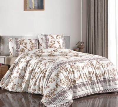 Kristal Nevresim Takımı Çift Kişilik Terry Cotton Laura Bej