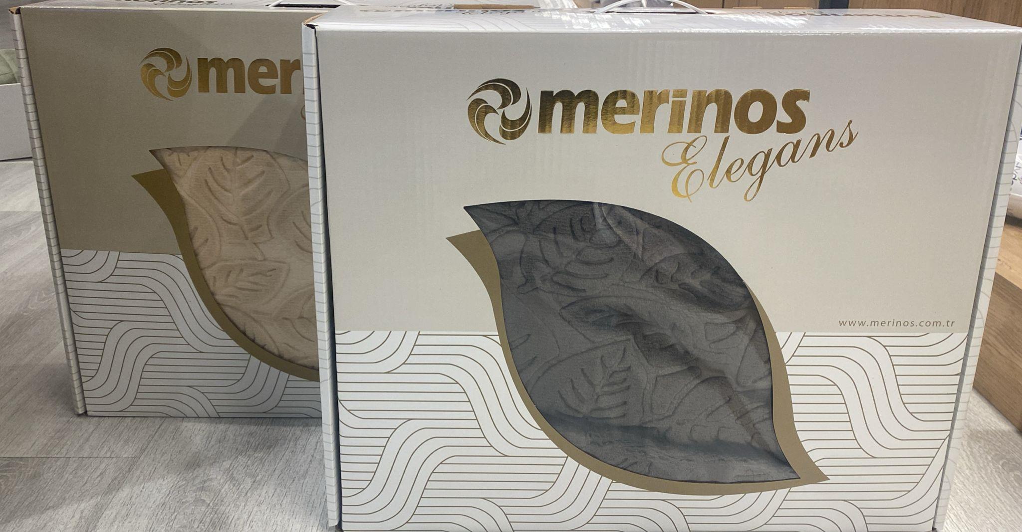 Merinos Battaniye Tek Kişilik Embos Elegance Gri