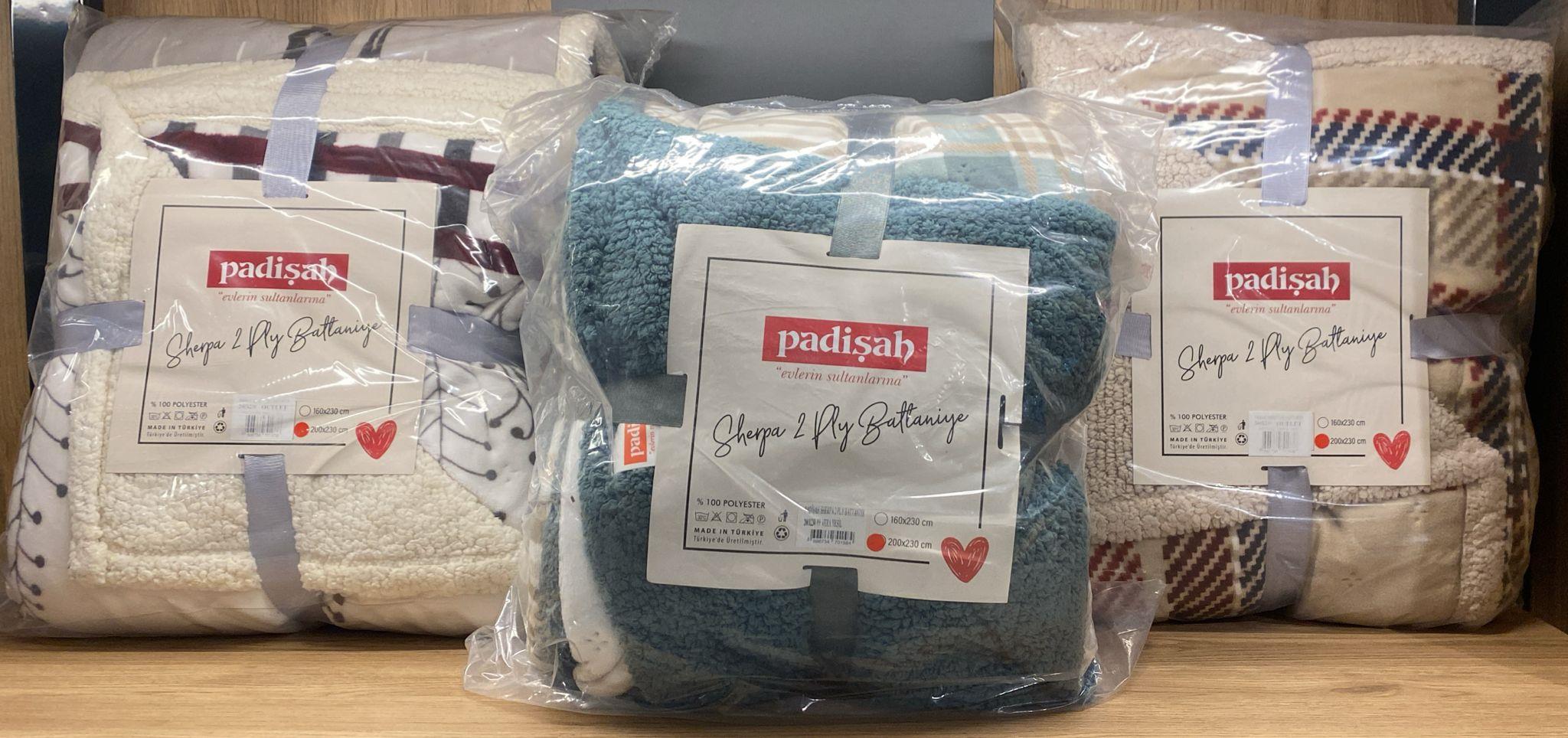 Padişah Battaniye Tek Kişilik Sherpa Multicolor